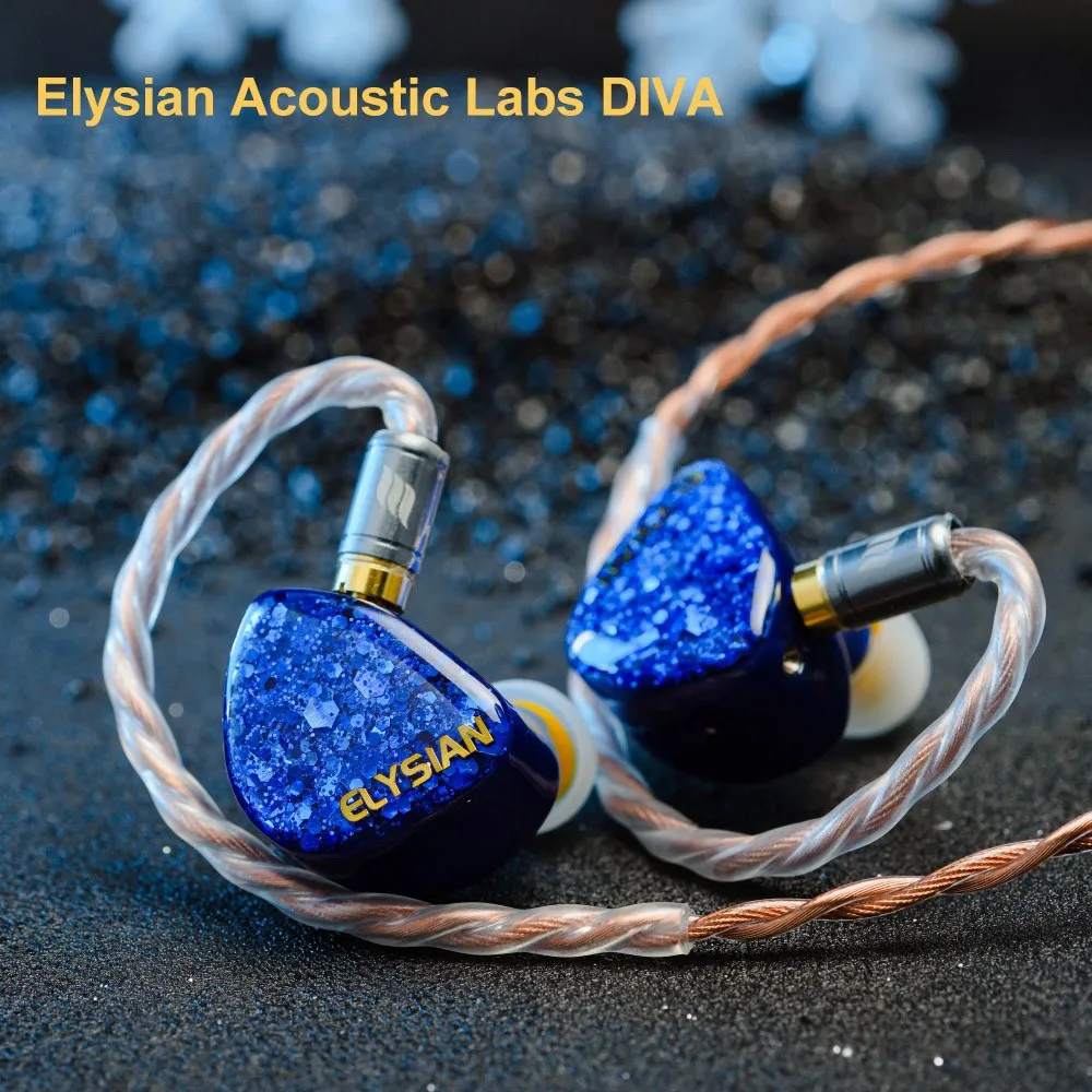 

Elysian Acoustic Labs DIVA 2023 6 BA Drivers IEMs In-Ear Monitors Earphone 3-Way Rotating Tuning Switch Signature Series Ares S