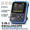 DSO TC3 Portable 3 in 1 Digital Oscilloscope Transistor Tester Function Signal Generator with Long Battery Life 6