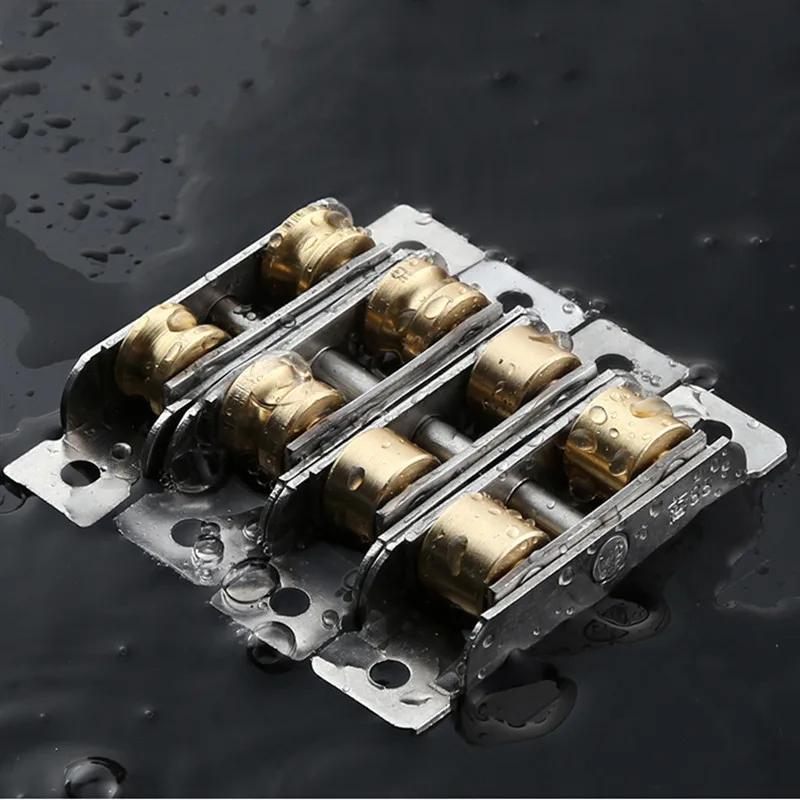 Description Picture 3 of item4pcs Plastic Steel Door and Window Pulley Track Accessories Stainless Steel Old Sliding Door Pulley Window Sliding Door Roller