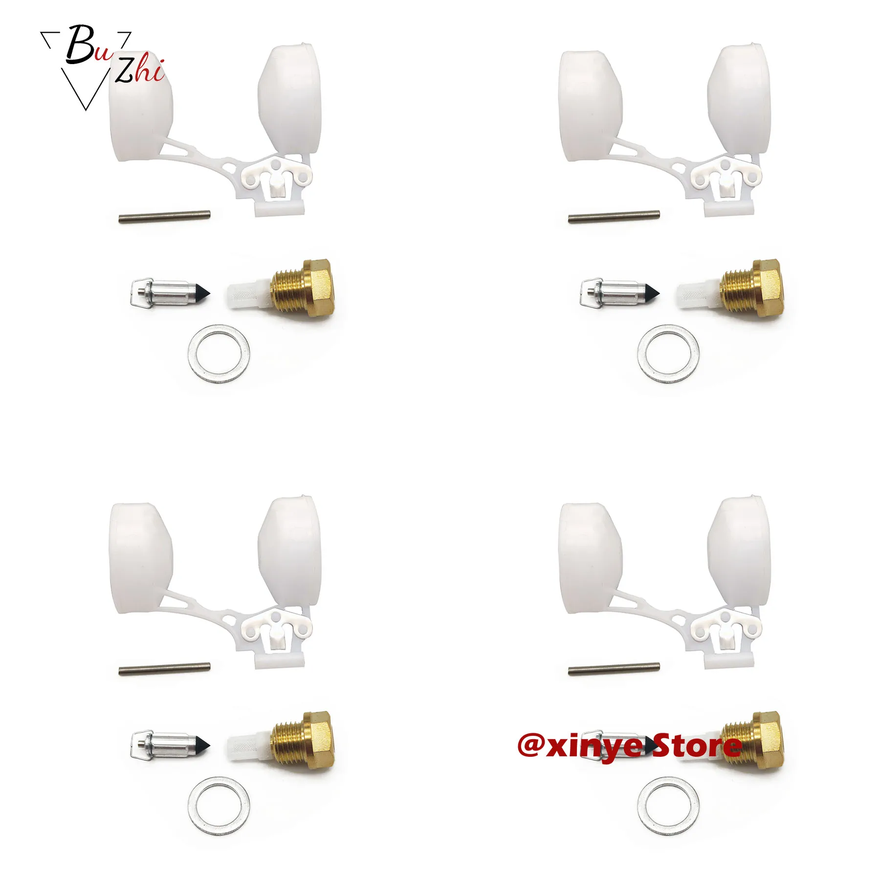 Carburetor Float Valve Pin Needle Set for Honda VF700C VF700F VF750F