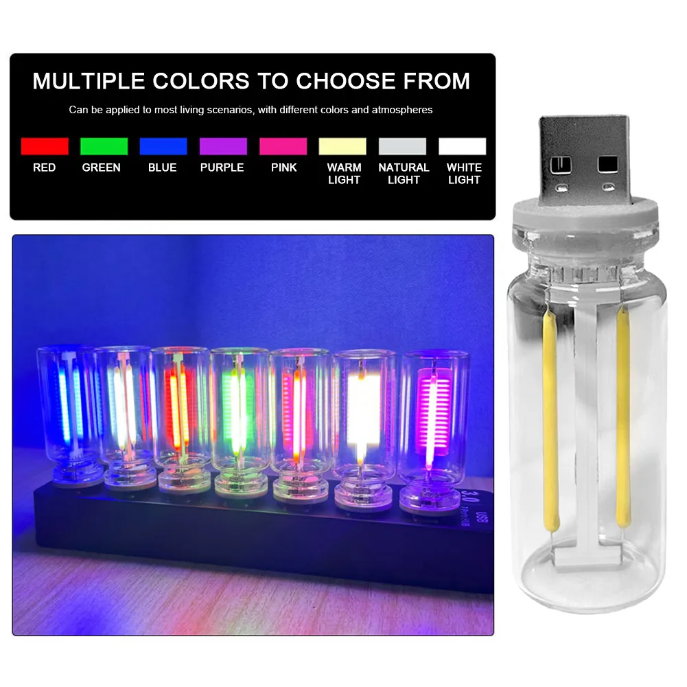 Car USB Night Light Touch Dimming LED