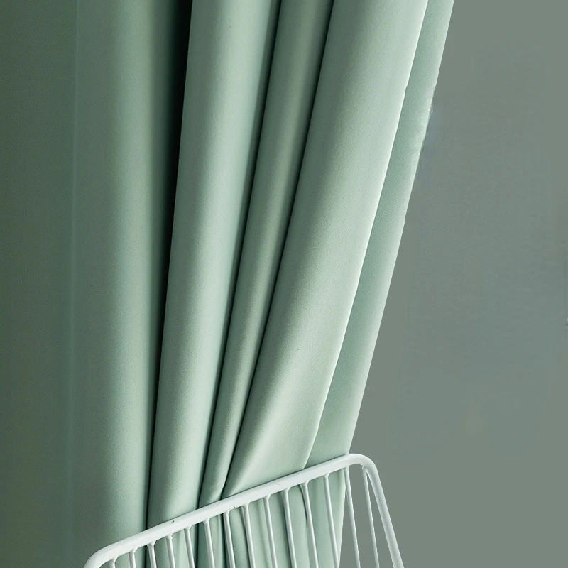 

Bedroom Balcony Wind Morandi Blackout Kitchen Curtains Curtains for Living Room