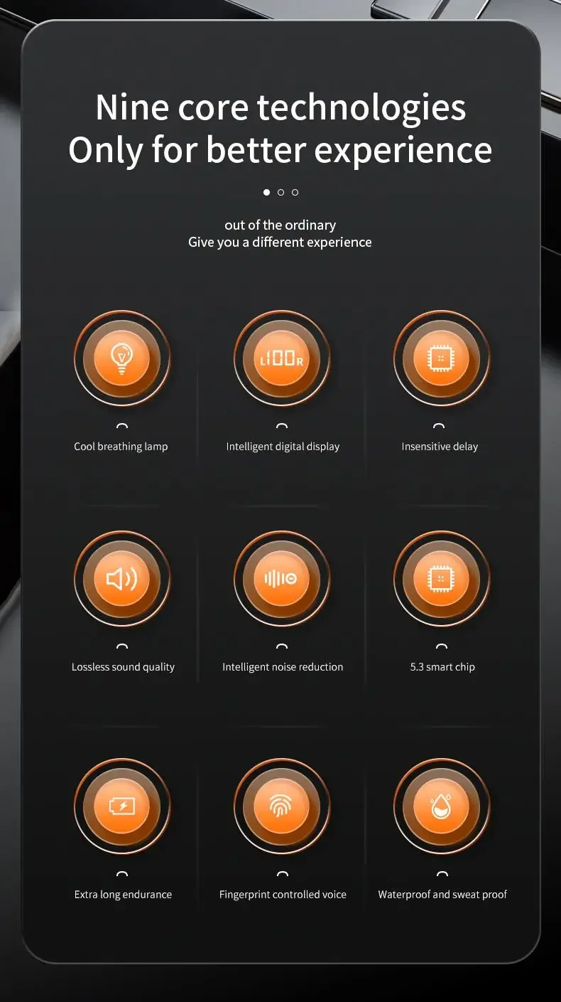 Description Picture 3 of itemNew Sleeping Earbuds Wireless Mini Headphones For Work TWS Bluetooth Earphone Stereo Hidden Headsets with Mic HD Call Waterproof