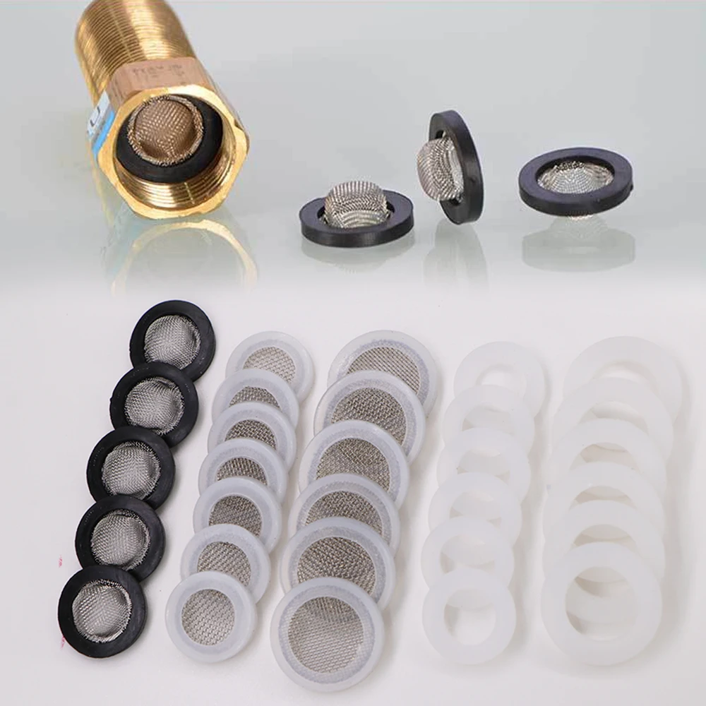 Arandelas Goma Junta Tórica De Goma, Anillos De Sellado Planos, Arandelas De Sellado De Manguera De Ducha, Arandelas De Grifo De Baño De Tubo De 1/2 ", Medio Pulgada Para Manguera De