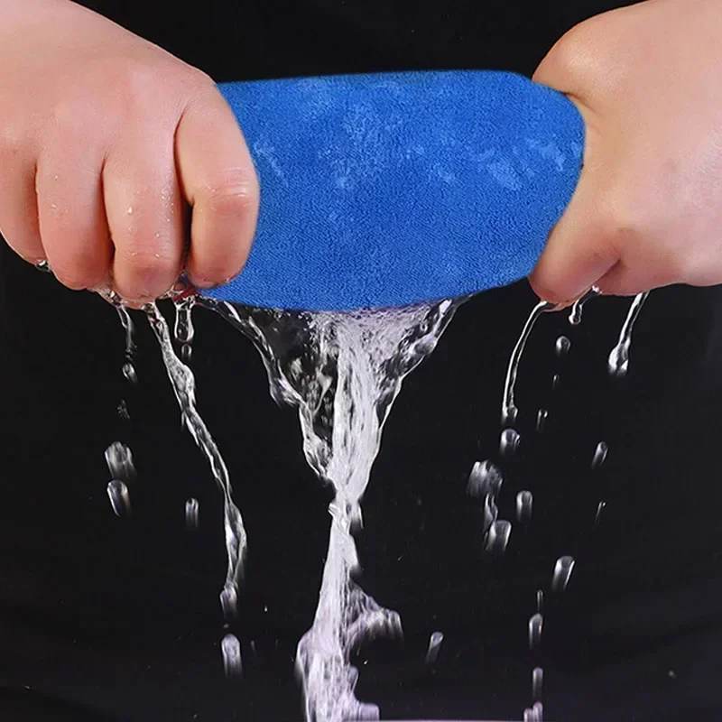 1-5pcs Soft High-density Coral Fleece Car Wash Towel Multi-functional Automobile Cleaning Soft Absorbent Towel Supports
