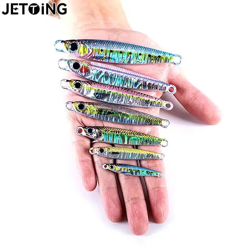 3D Print Tungsten Lure Fishing Jig 10g 20g 30g 40g 60g 80g 100g120g Jigging Lure Peche Spoon Cast-Jig Tungsten For Fishing Lures fishing lure