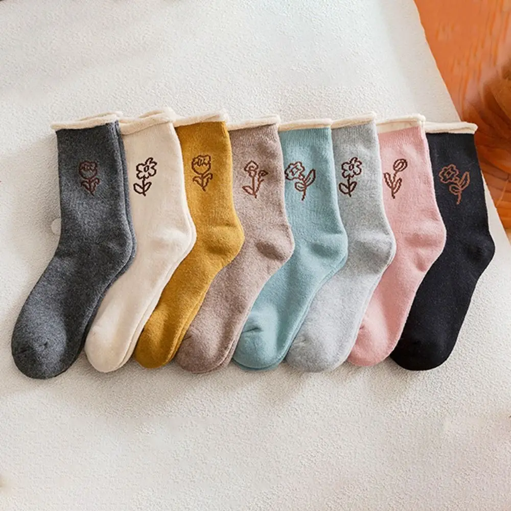 Рисунок 3 - Носки вязаные носки для сна с цветочным