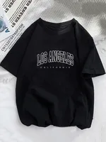 Femmes Brooklyn lettre impression t-shirt fille graphique Harajuku 2023 streetwear vêtements casual femme Y2K hauts t-shirt 2