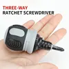 Premium Ergonomic Ratchet Screwdriver Set - Double-Headed, Labor-Saving, Comfort Grip for Max Efficiency & Durability 2