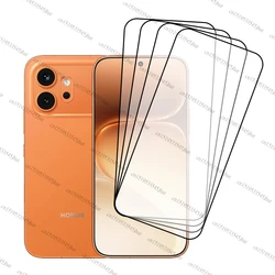 Premium Full Cover Tempered Glass Screen Protector - Dust - Free Design - Honor 600 Pro (4 Front Glass)