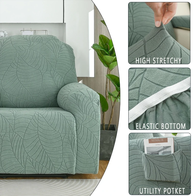 Thickened Sofa Cover Practical Multifunction Easy To Clean Stylish Design Waterproof Protection Durable Leaf Pattern Sofa Cover 2