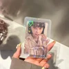 10PCS Card Holders Photo Beautiful Sheath Colorful Laser Transparent Plastic Card Holder Pop Star Photo Case 6
