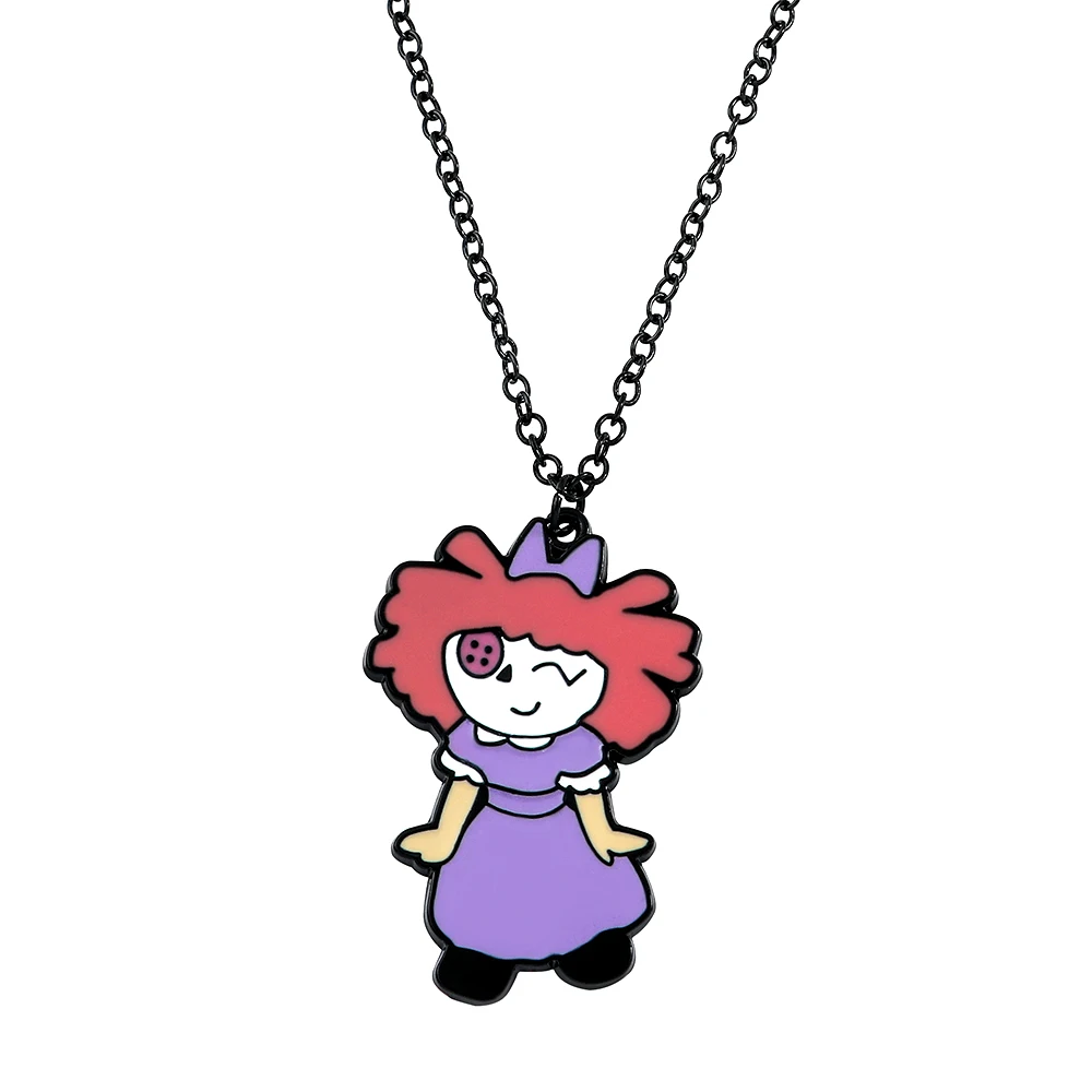 thumbnail image 1 of Collar de figura de conejo de payaso de circo Digital, figuras de Anime, juguetes de modelo Kawaii, colgante, regalos, increíble, nuevo, caliente, 1 of 5