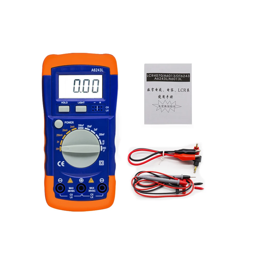 HighPrecisionA6243L312CapacitorInductorLCMeter2nF200uF2mH