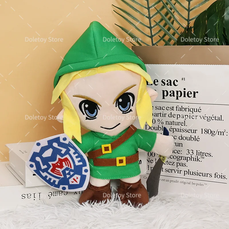 New The Legend of Zelda Plush Link with Removable Hat Mask Link