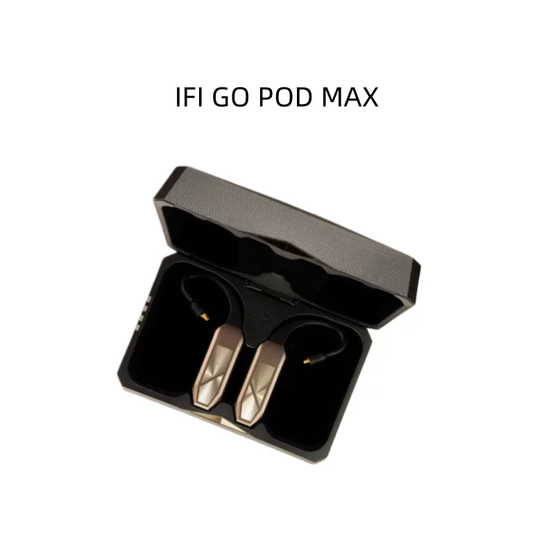 IFI GO pod Max 고화질 하이파이 블루투스 디코딩 헤드폰 앰프 TWS 진정한 무선 블루투스 이어훅 0.78, MMCX