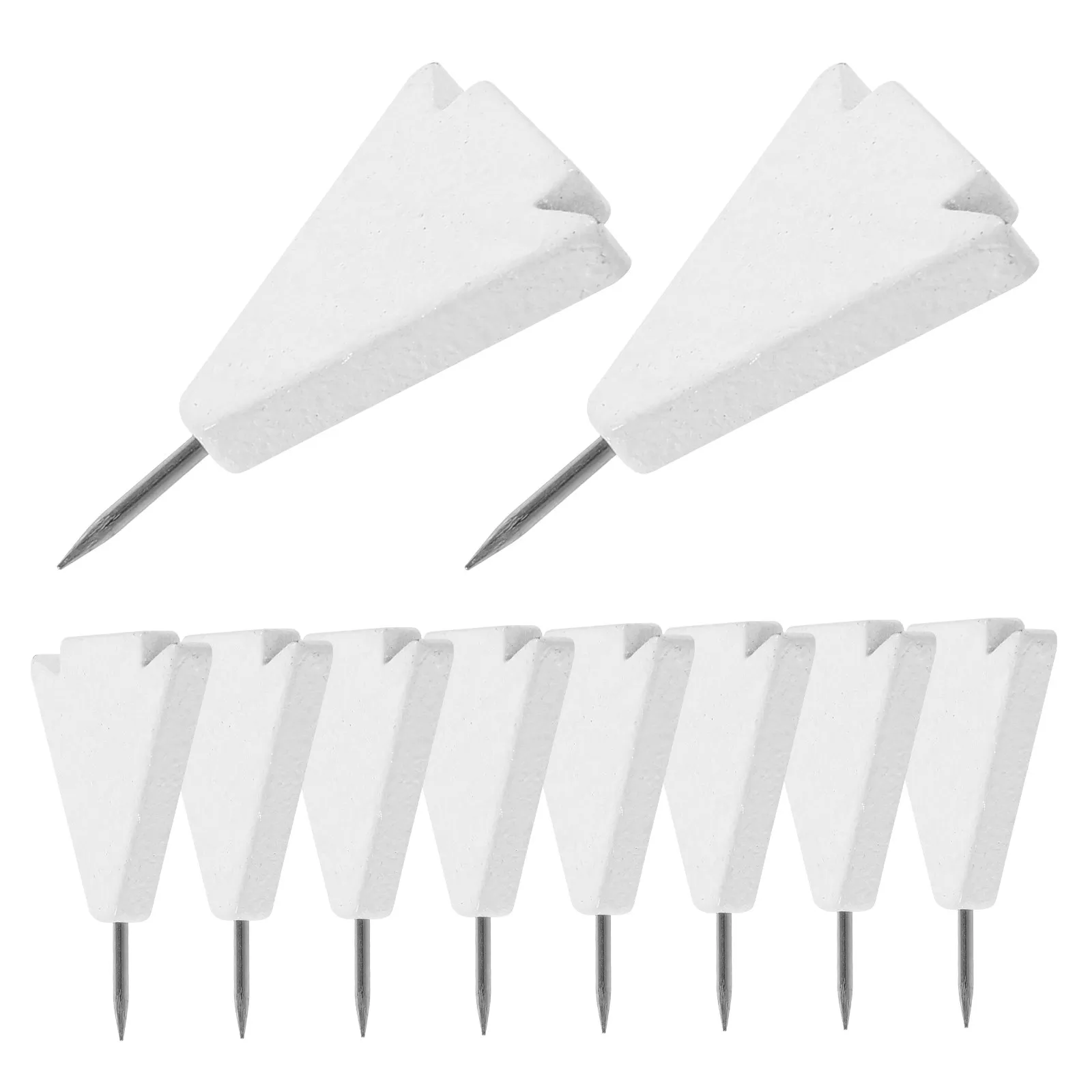 10개 다용도 나무 압정 못, 벽걸이용 푸시핀, 사무용품, 사진, 지도, 장 고하중 압정 못