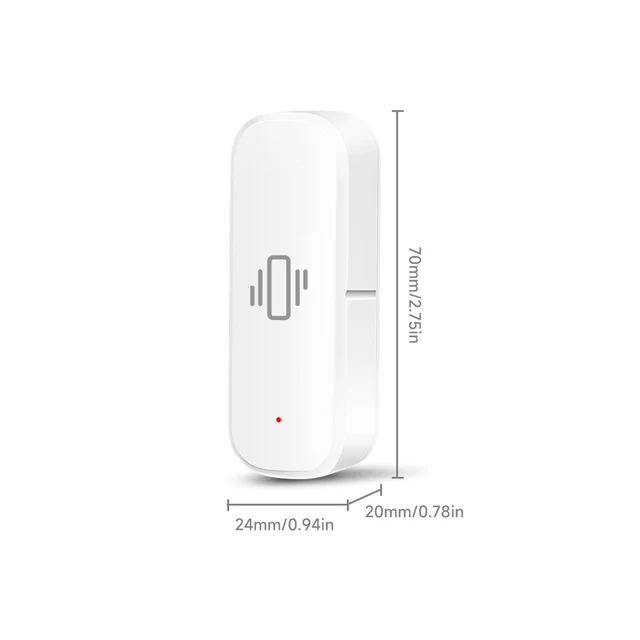 실시간 안보와 편리함을 위한 Tuya Zigbee 진동 센서