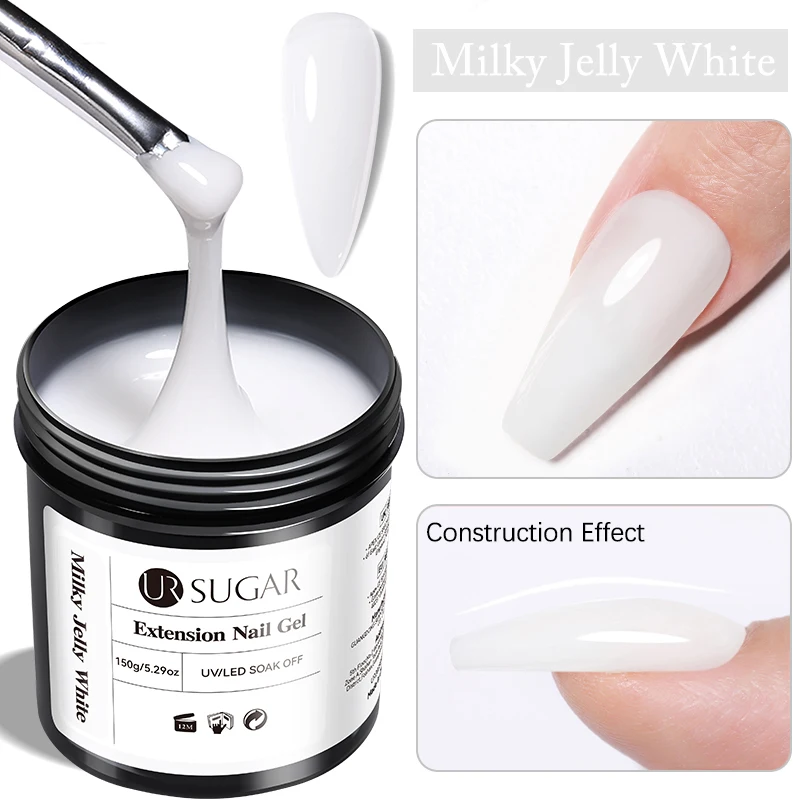 milky jelly white