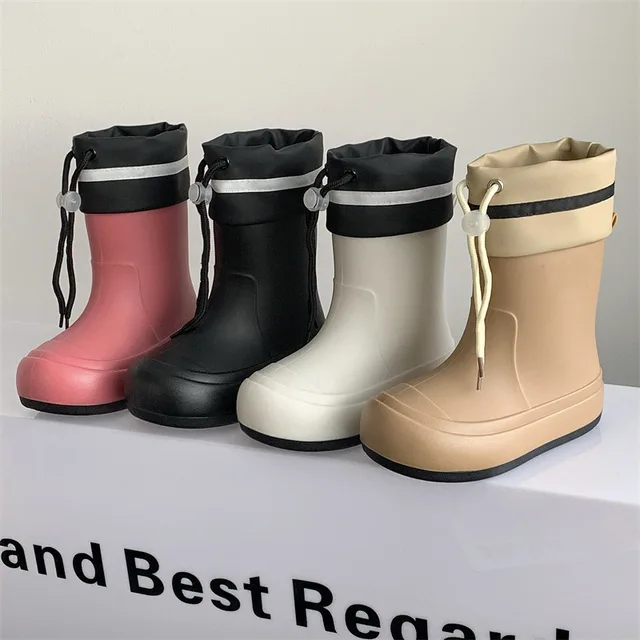 Einfarbige-Regenstiefel, Unisex