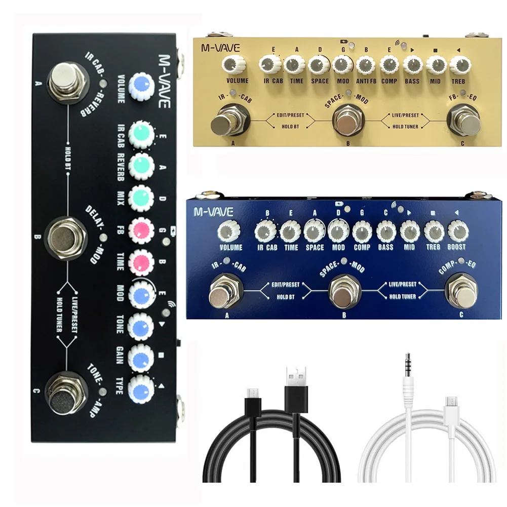 MVAVECubeBabyDelayMultiEffectsPedalProcesssorMixersGuitar