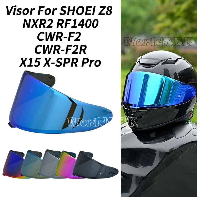 ブルー x-fifteen Z8 CWR-F2 スモークシールド ダークスモークシルバー CWR-F2 ⁄ SHOEI Z8・X-fifteen YAMASHIRO