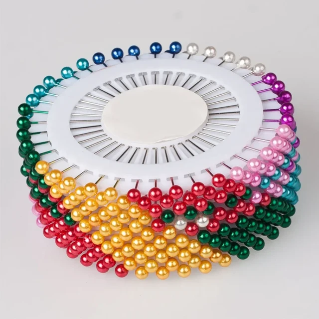 480pcs Sewing Pins Straight Pins Head Pins Colorful White Round Pearl Head  Dressmaking Quilting Pins Sewing Accessories Crafts - Pins & Pincushions -  AliExpress