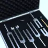 128Hz 256Hz 512Hz 1024Hz 2048Hz 4096Hz Healing Chakra Tuning Fork Hammer Tool for Sound Healing Therapy 5
