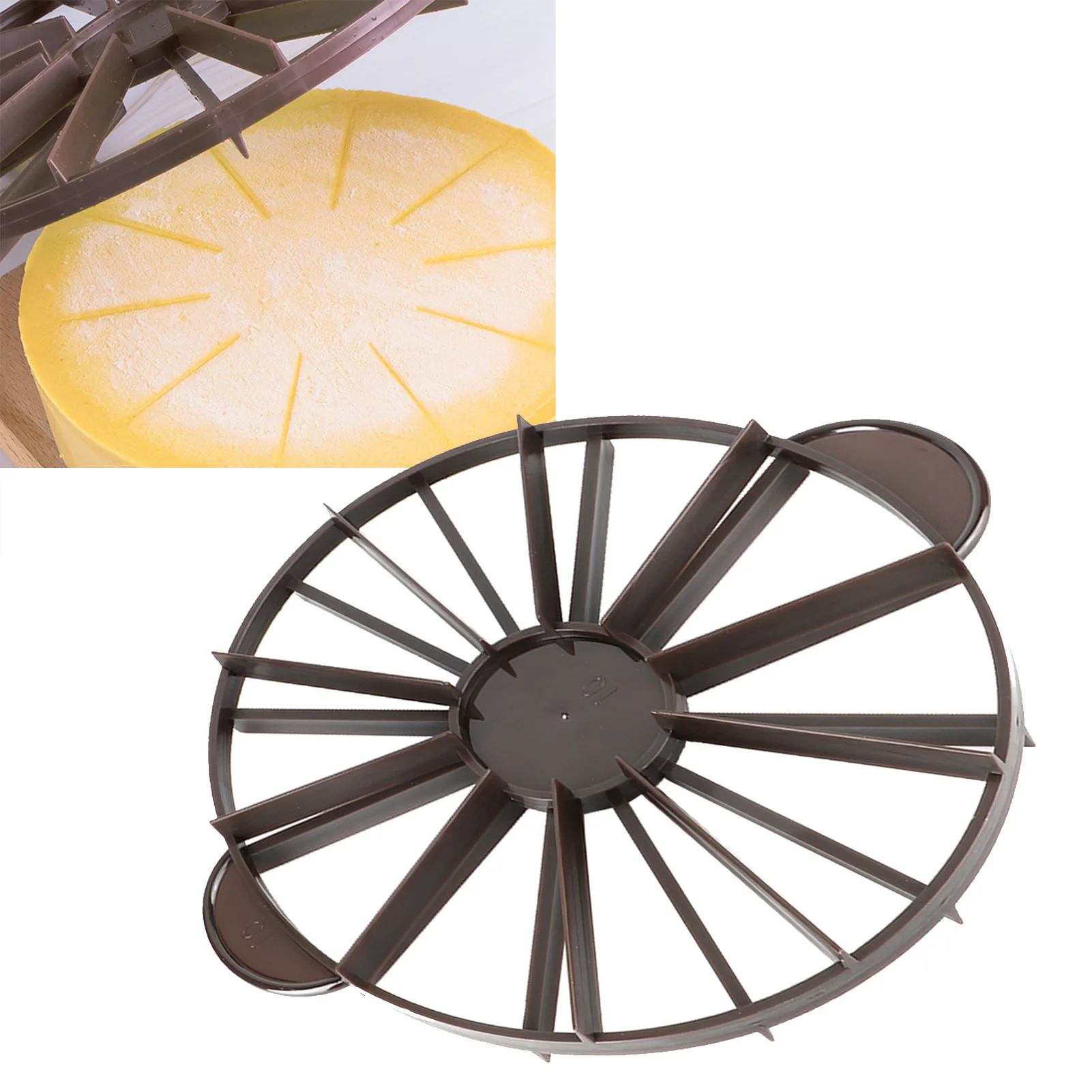 Description Picture 5 of itemEqual Portion Marker Bread Divider Household Round 10/12 Piece Bread Cake Divider Equal Portion Cutter  Marker Baking Tool