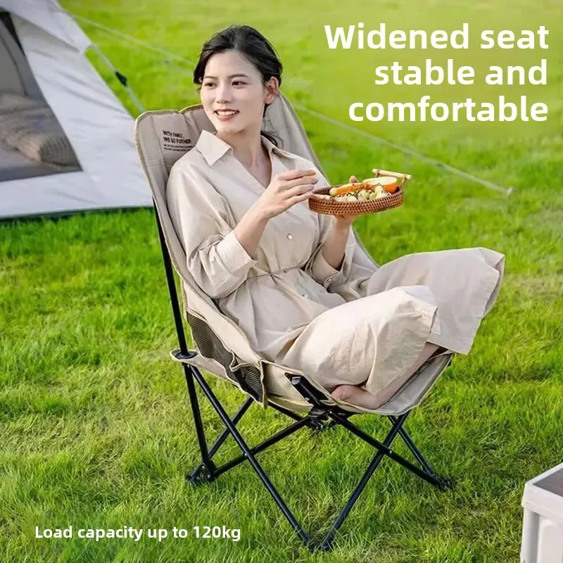 Outdoor Folding Chair Moon Chair Camping Folding Chair Stool Portable Stool Fishing Fishing Chair