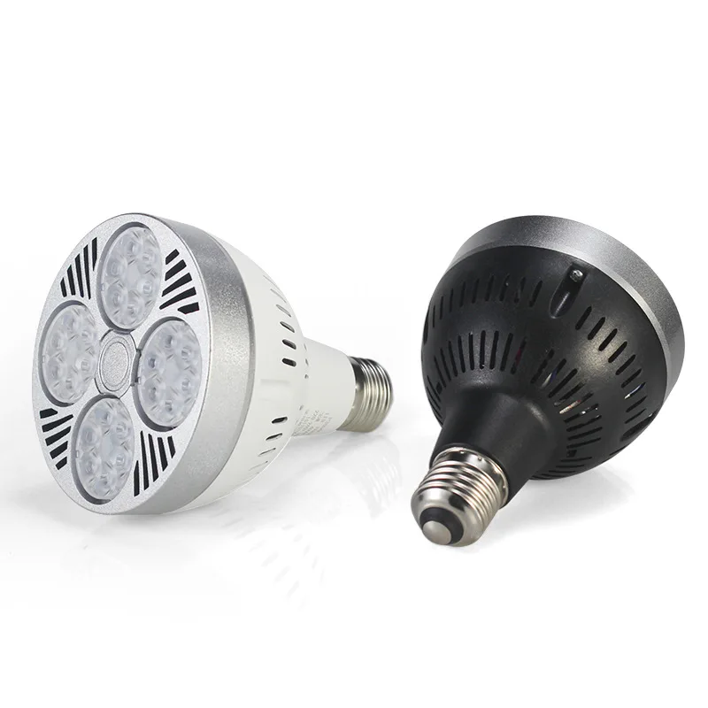 높은 밝은 E27 PAR30 LED 스포트 라이트 전구 램프 35W 40W 45W 실내 조명 AC220 Led 트랙 조명, 집 거실 상점