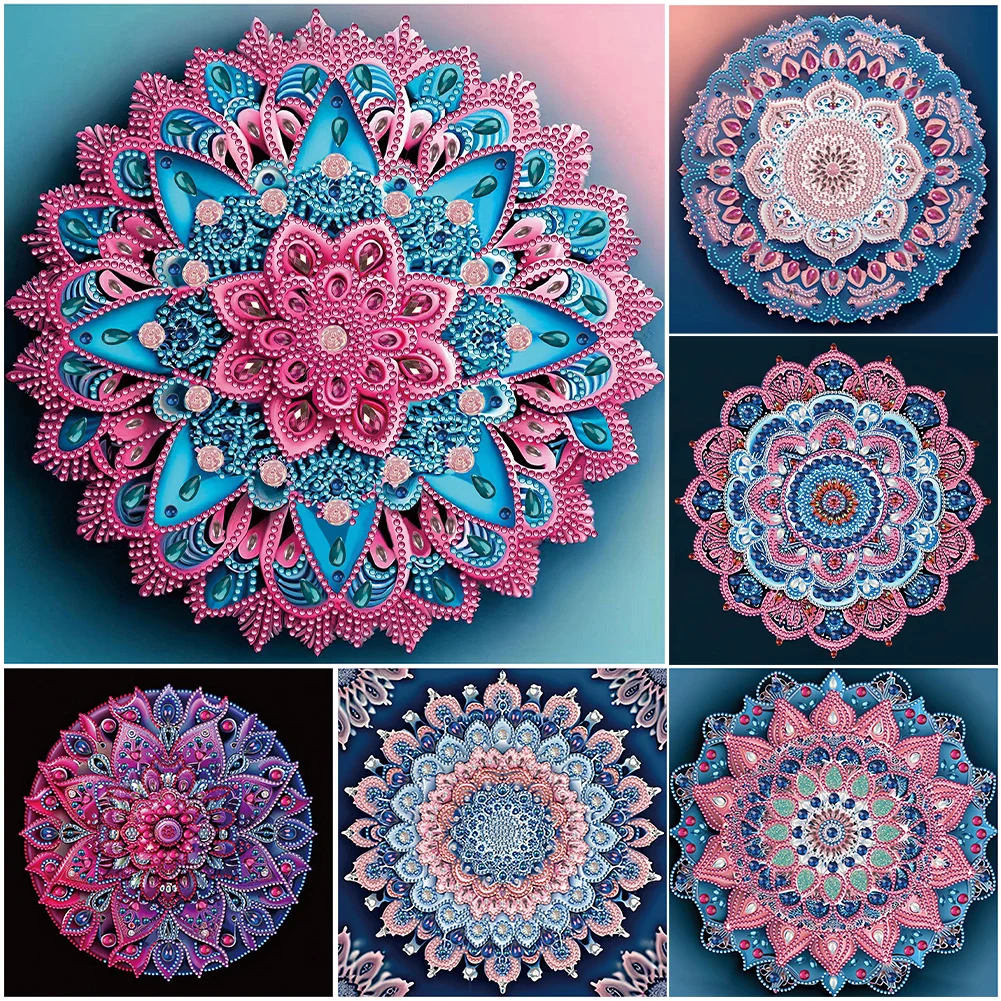 Diamond Painting Diamond Art Painting Kit Diamond Painting Set Mandara 5D DIY Partial Special Shaped Drill Diamond Painting Kit Diamond Mosaic Rhinestone Home Wall Decoration