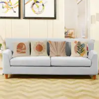 Geometric Boho Bohemia Pillow Sun And Moon Landscape Cushion Leaves Throw Linen Pillowcase Home Decorative Decor Sofa Cushions 2