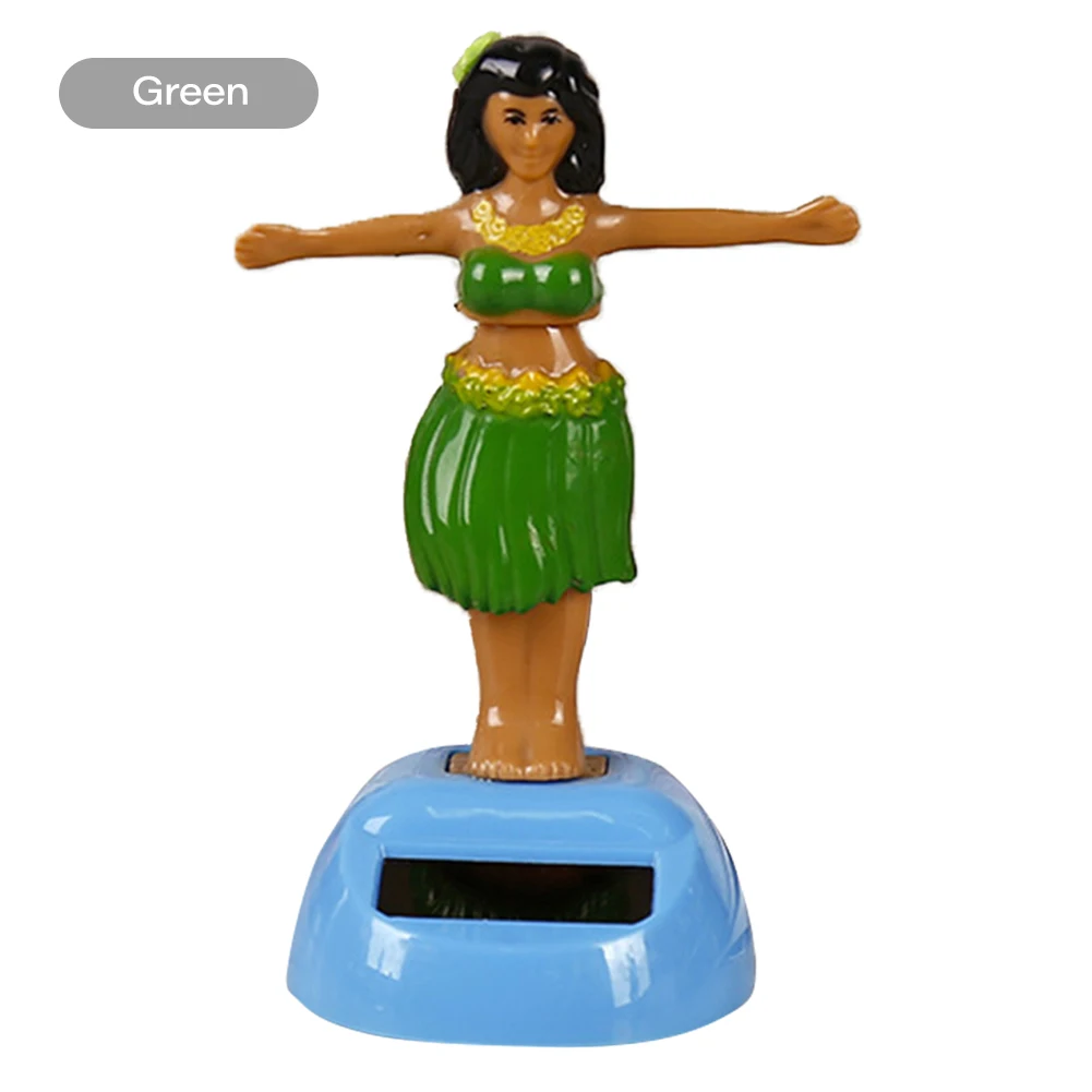 Auto Dekor Tanz Puppe Solar Power Spielzeug Hawaiian Hula Mädchen Shaking  Kopf Ornament