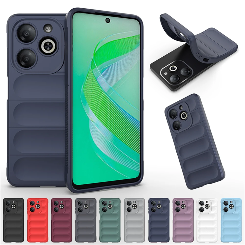 

For Infinix HOT 40 Pro note 30 PRO Smart 8 Soft Silicone Shockproof Case TECNO SPARK 20 GO 2024 Camera Protect Case