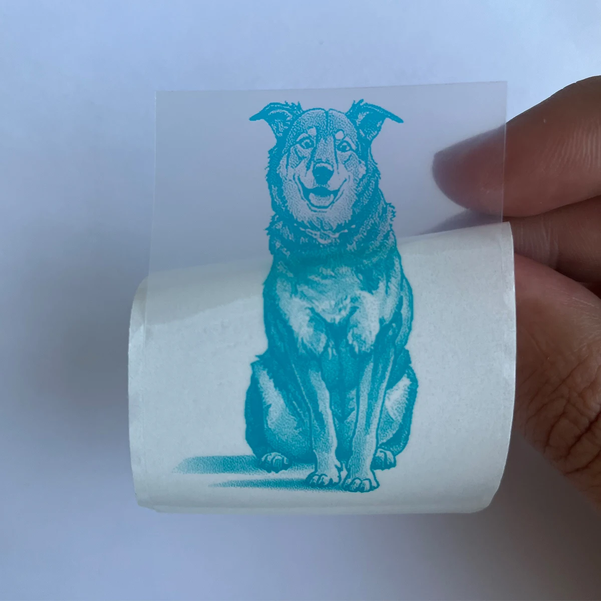 Transparent Self-Adhesive Thermal for Mini Portable Printers Even with Camera Light Surface Thermal Printing Paper, 57mm X 25mm