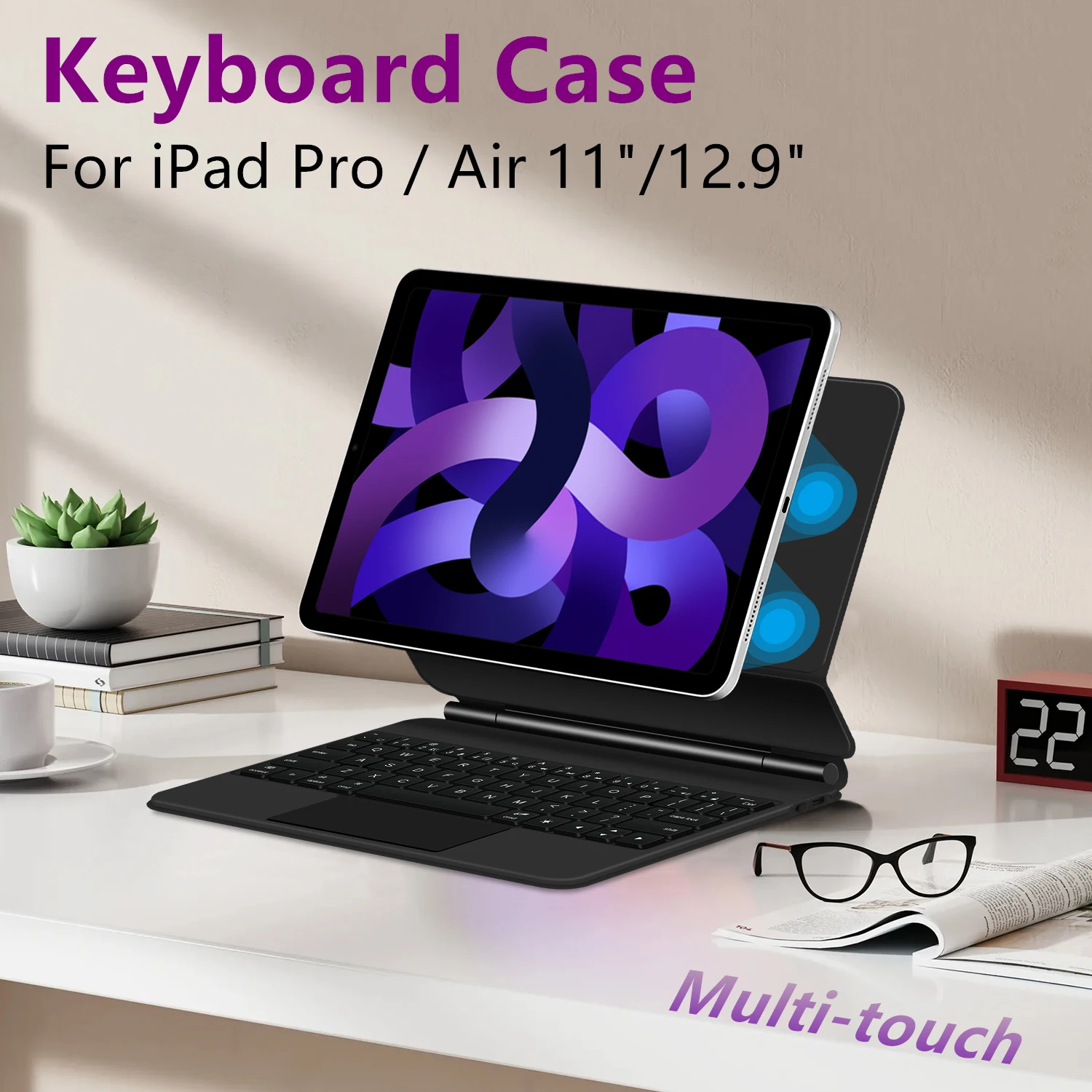 iPad Keyboard Tablet Keyboard Case Wireless Keyboard Bluetooth Keyboard Case Magic Keyboard Case For iPad Pro 11 inch 12.9