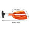 Detachable Telescopic Winter Snow Ice Shovel Portable Aluminium Alloy Collapsible Snow Shovel Outdoor Courtyard Cleaning Tool 2