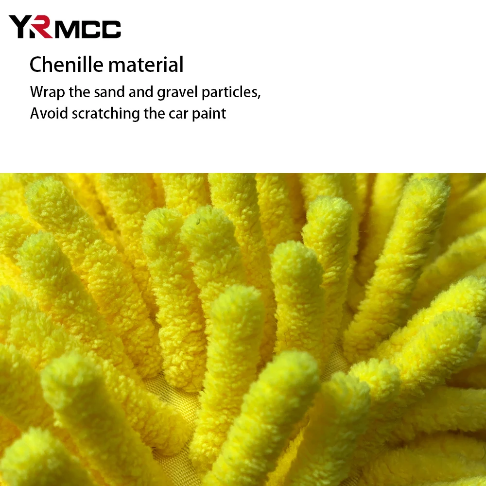 Car Wash Coral Glove Multifunction Thickened Anti-scratch Wash Glove Auto Cleaning Tools for Motorcycle Car Accessories