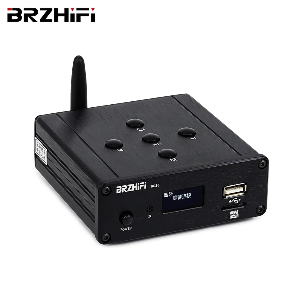 Es9038Q2M Dac Audio Decoder Hi-Fi Lossless Music Player Bluetooth 5.0 Subwoofer Attivo Scheda Tf Usb Con Telecomando