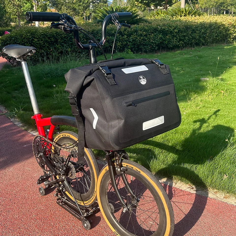 Twtopse-防水自転車バックパック,折りたたみ式ブロンプトン自転車