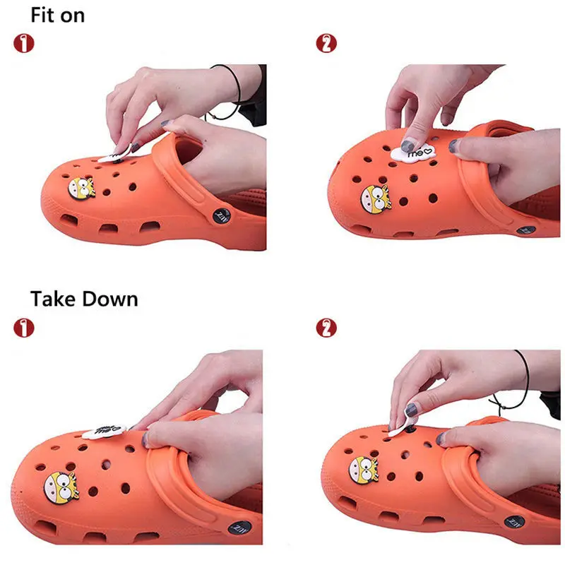 Einzel verkauf schöne PVC-Schuhe Charms Cartoon-Zubehör für Tasche Clogs Schuh dekorationen DIY Mann Junge Geschenke Großhandel – Detail 1