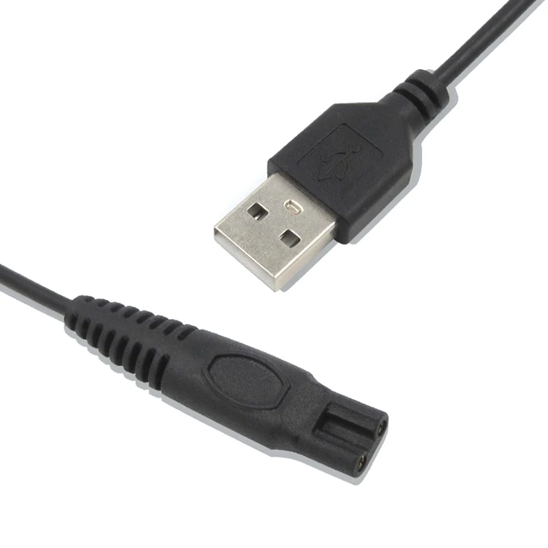 

USB Charging Plug Cable Adapter Electric Shaver USB Charging Cable Power Cord Charger Electric Adapter Plug Charging 0.8m