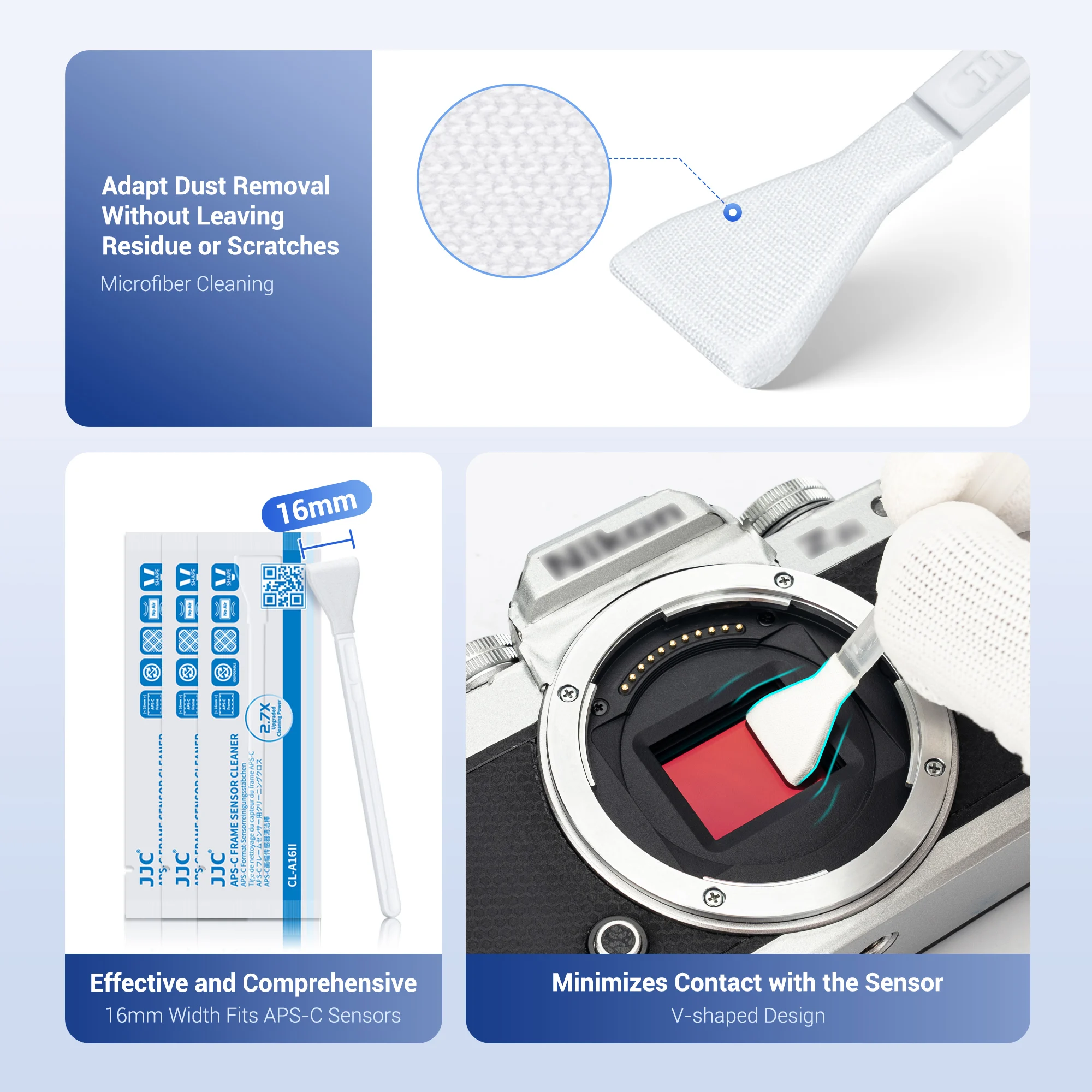 Premium Sensor and Lens Cleaning Swab Kit - 12-Piece Set for Cameras, Keyboards, and Screens