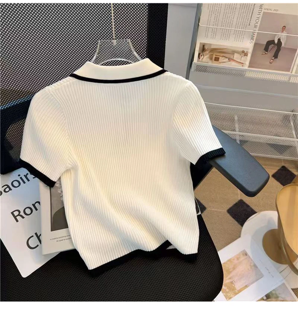 Women's Sporty Knitted Golf Vest