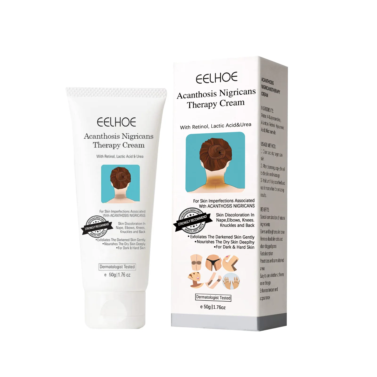 Body Whitening Cream Bleach Dark Knuckle Armpits Elbow Knee Legs Nourishing Brighten Skin Tone Exfoliate Lighten Melanin Lotion 2