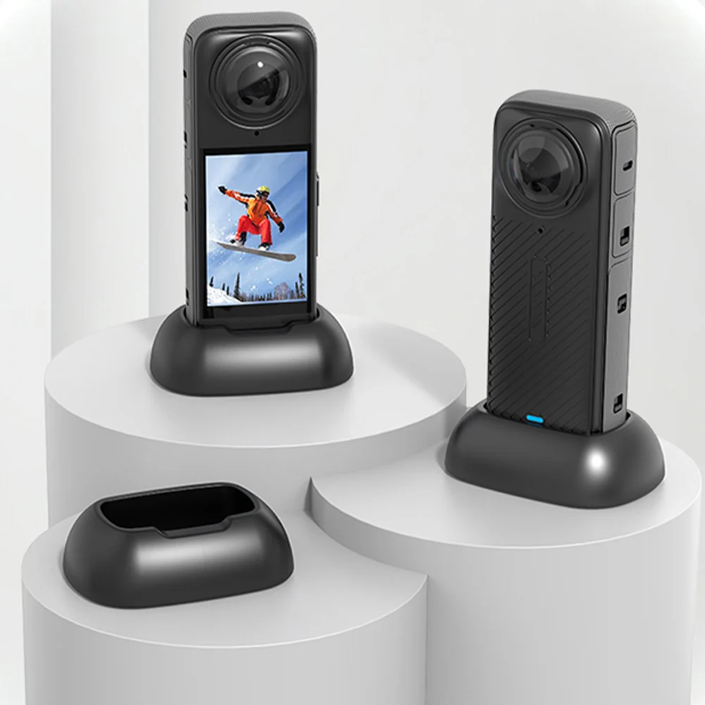 인스타 360 X4 액션 카메라 스탠드 베이스, 데스크탑 보호 업라이트 베이스, 데스크탑 스태빌라이저, 보호 케이스 액세서리 포함