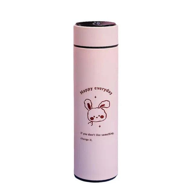 Smart Thermal Bottle Display Temperature Thermal Mug Stainless Steel Food Thermos For Tea Water Bottle With Heating Cup 5