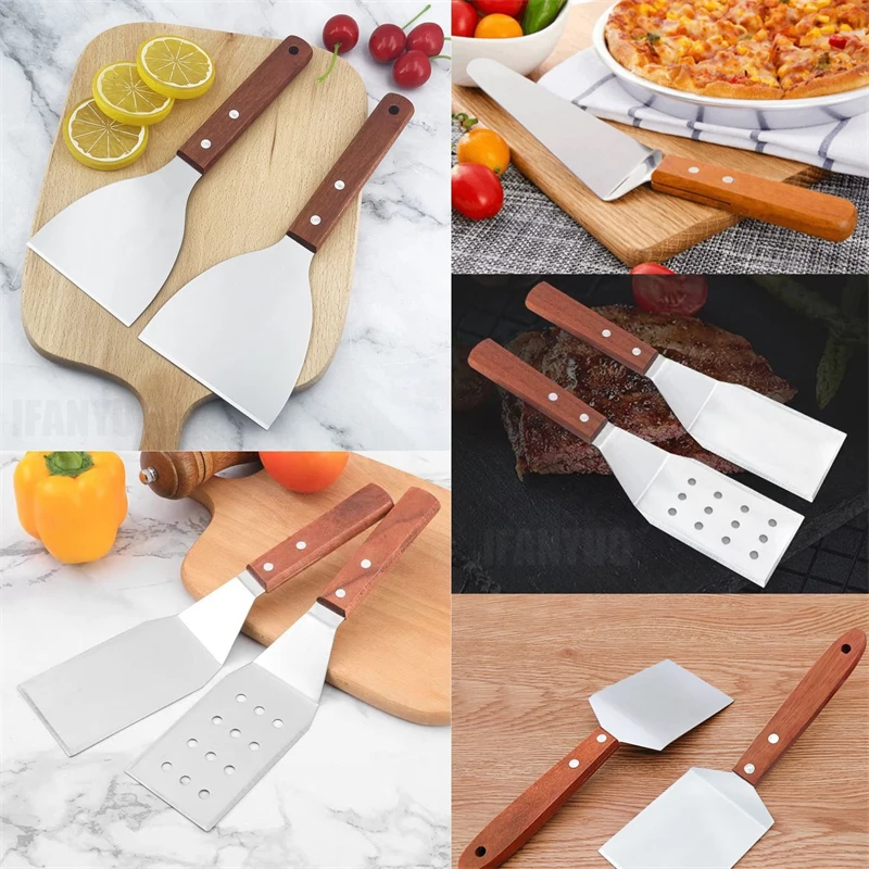 Stainless Steel Grill Spatula Set 6