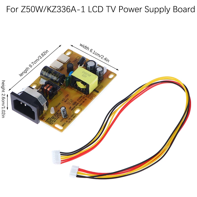 

1PC For KAIZHENG Z50W/KZ336A-1 LCD TV Power Supply Board 12V3A 12-24 Inch LCD Screen